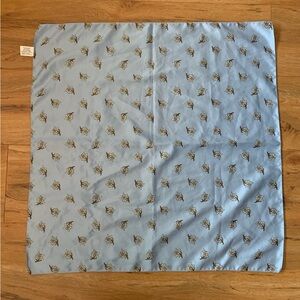Light blue floral bandana